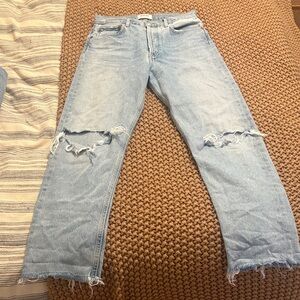 AGOLDE Light Blue Distressed Women's Jeans- size 26
